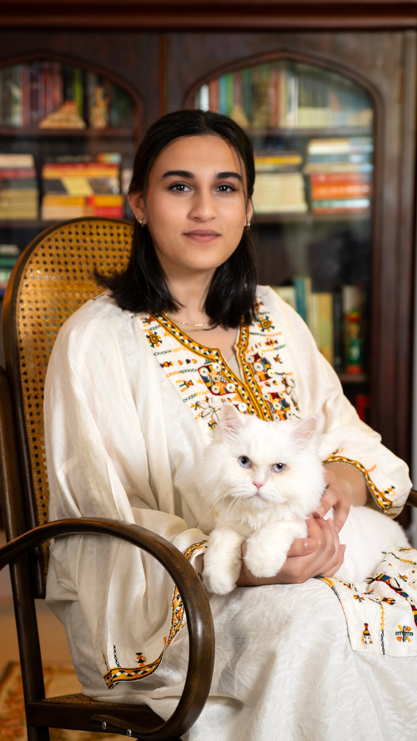 “Akhmim Bridal Silk Thobe – ثوب العروس الأخميمي الحريري”