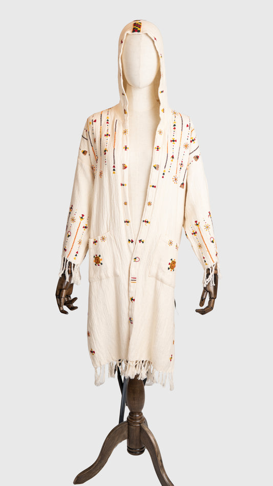 كيمونو أمازيغي مطرز Embroidered Amazigh Kimono