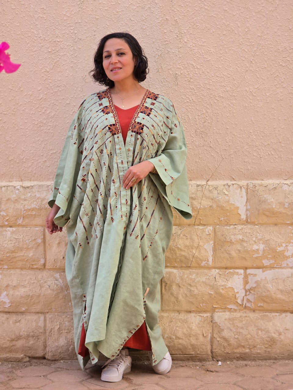 كاردغان سراب الصحراء Desert Mirage Linen Cardigan