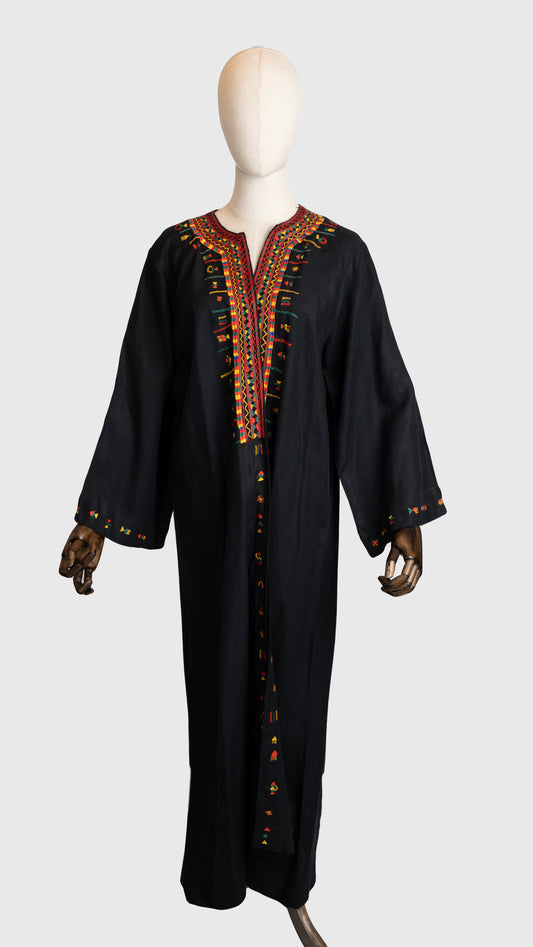 Sahara Night Full Linen Cardigan    كاردغان ساهارا الليلي – كتان كامل