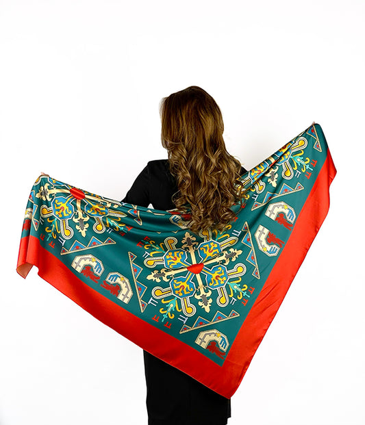 Ancient Shaki Scarf