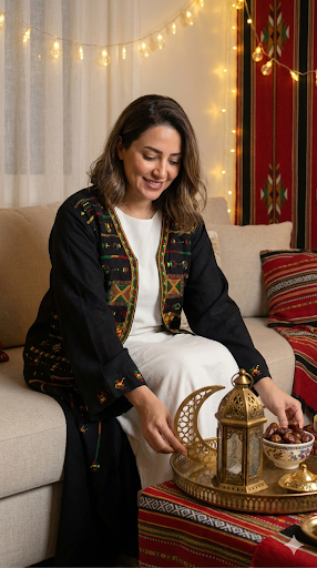 Sahara Night Full Linen Cardigan    كاردغان ساهارا الليلي – كتان كامل