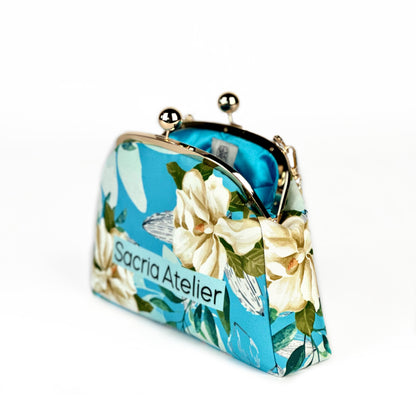 White Camelia Bag