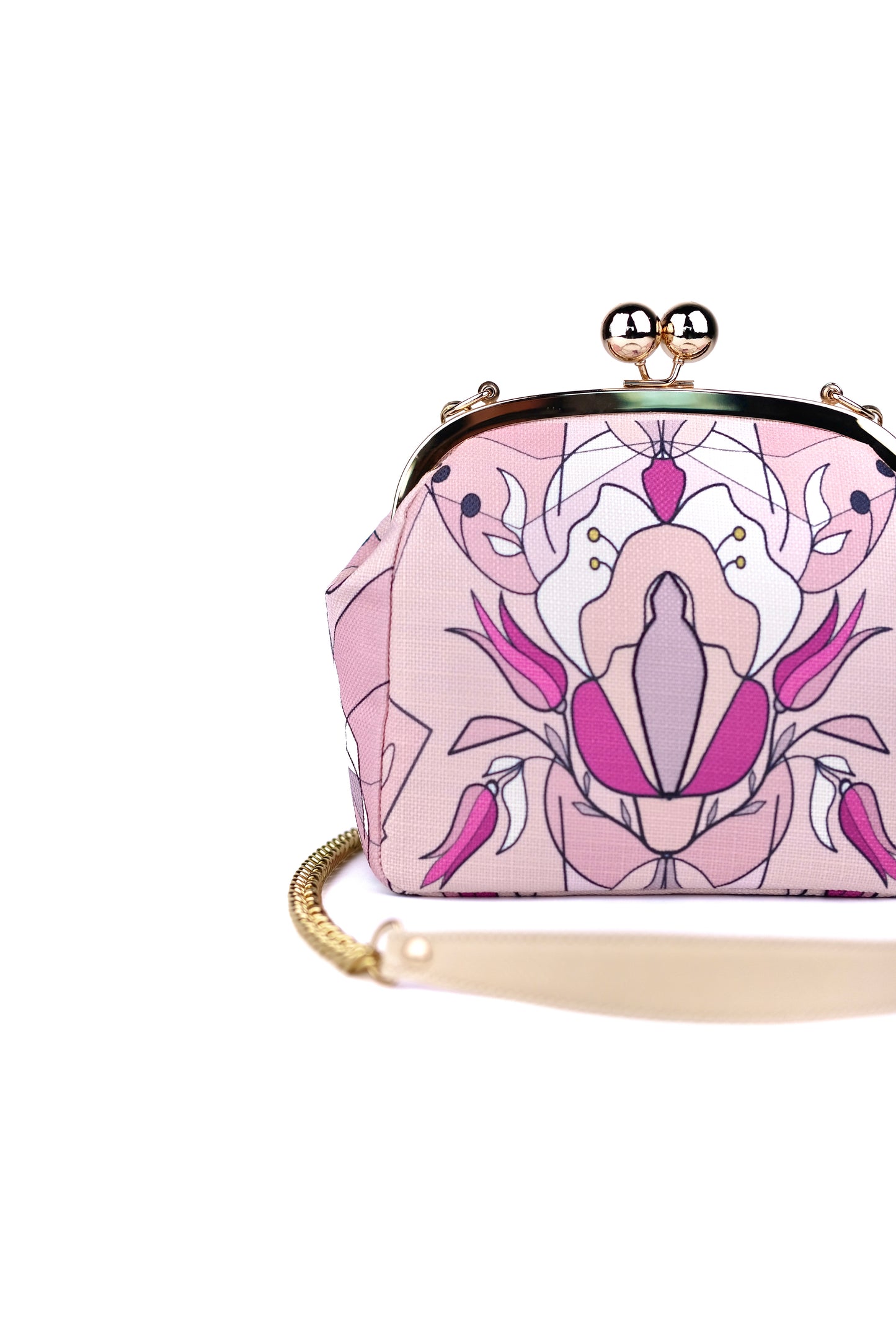 Pink Orchid Bag