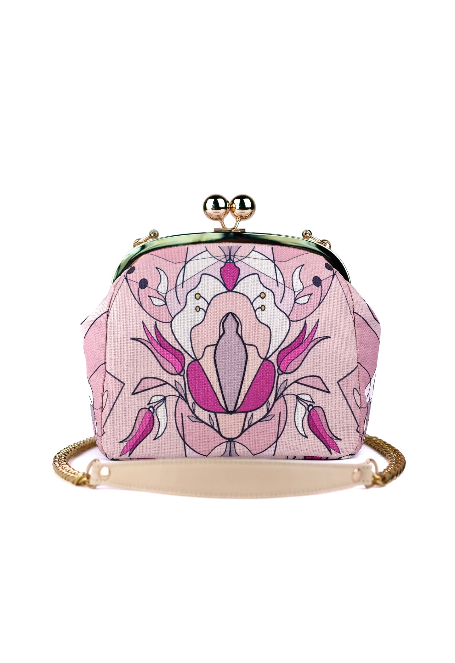 Pink Orchid Bag